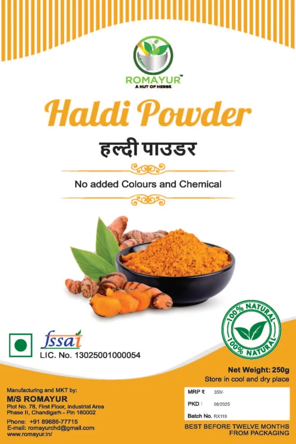 Haldi Powder – Pure & Natural Turmeric Powder