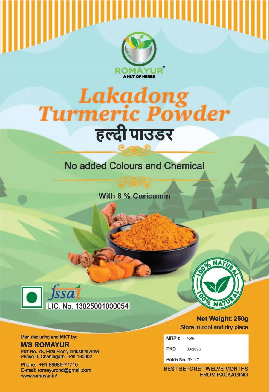 Lakadong Turmeric – High Curcumin Golden Spice