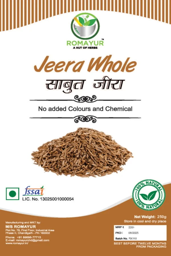 Jeera Whole – Pure & Aromatic Cumin Seeds